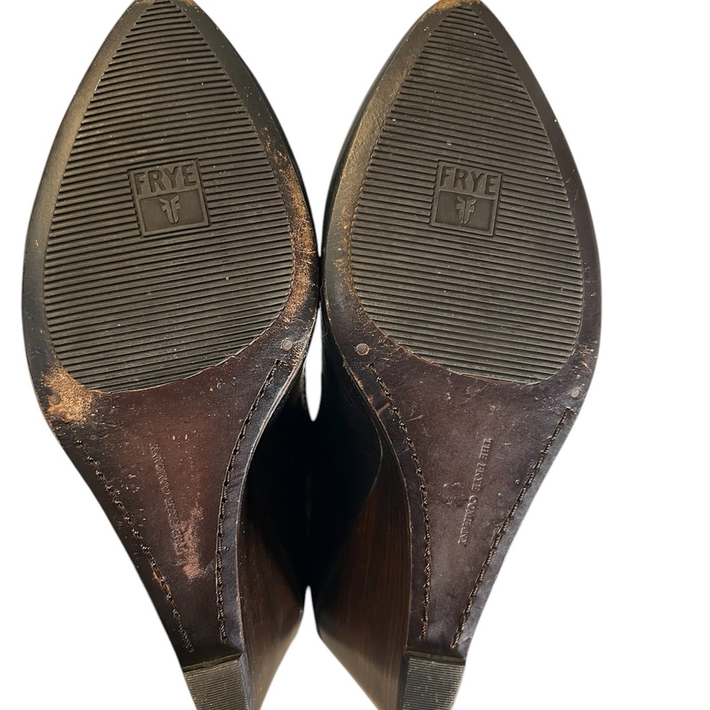 Frye Regina Wedge Mary Jane Size 10 - Picture 8 of 9
